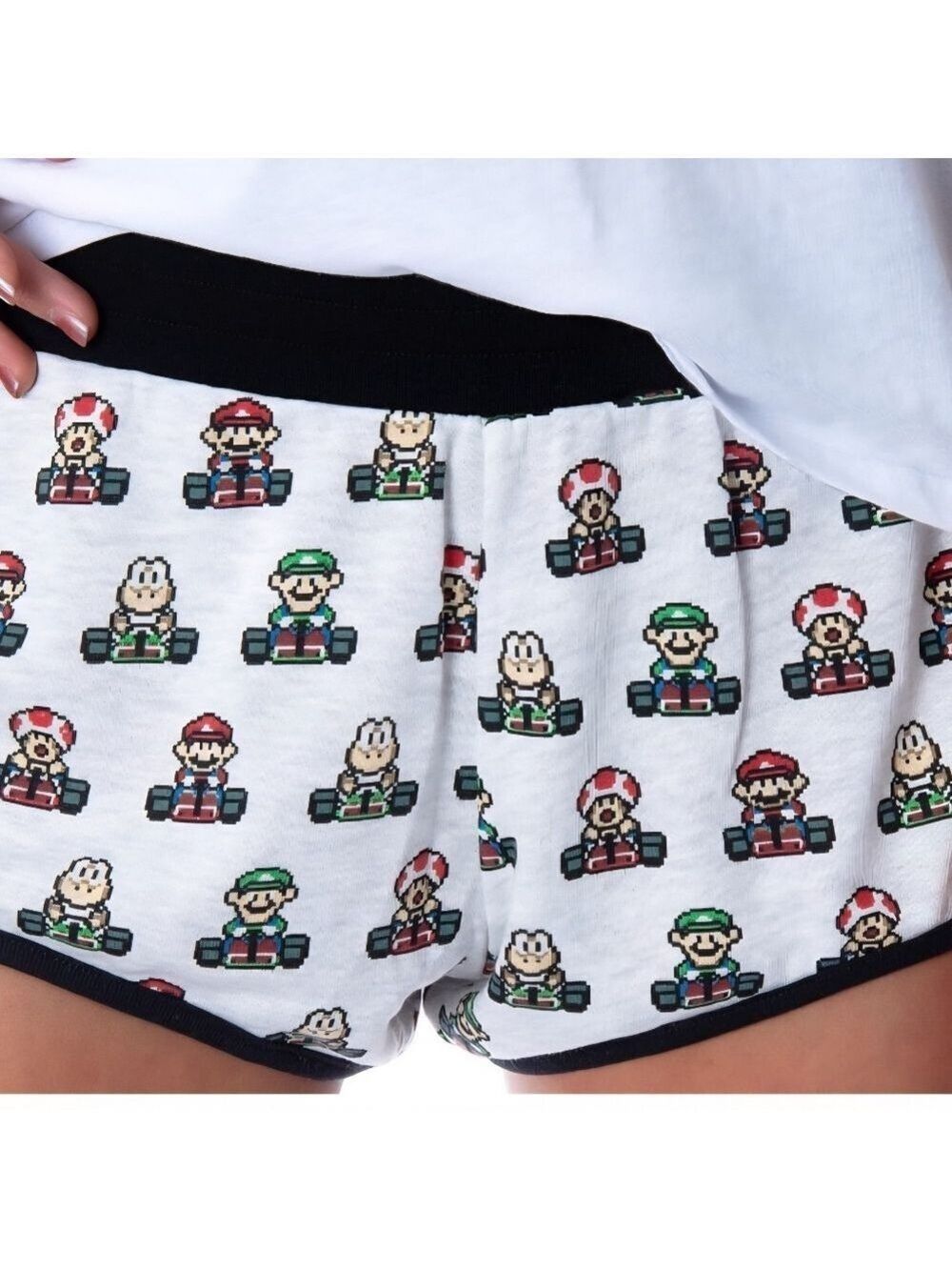 Mario Kart Lounge Shorts Ladies Large